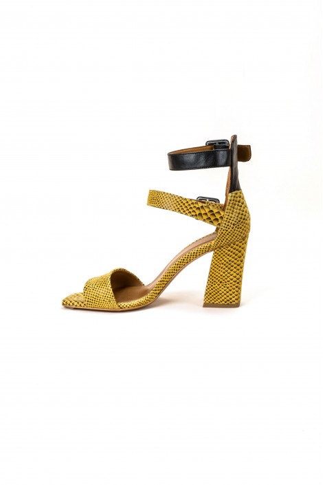 Sandals “Black & Yellow”